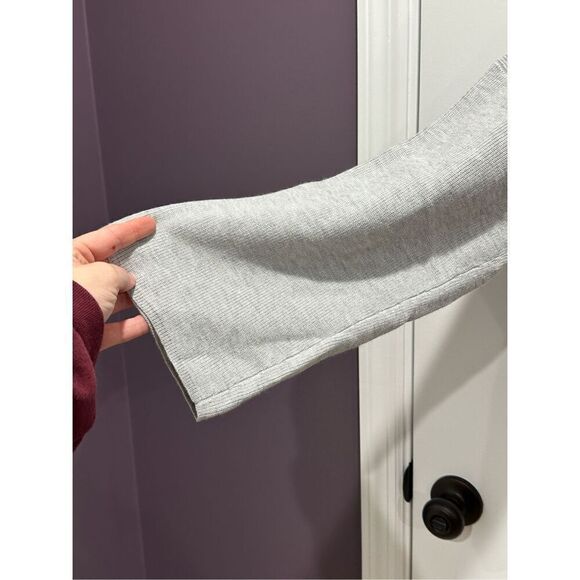 NWOT Chico’s Gray Tie Front Sweater Cashmere Blend Size 3 / XL - Picture 5 of 7